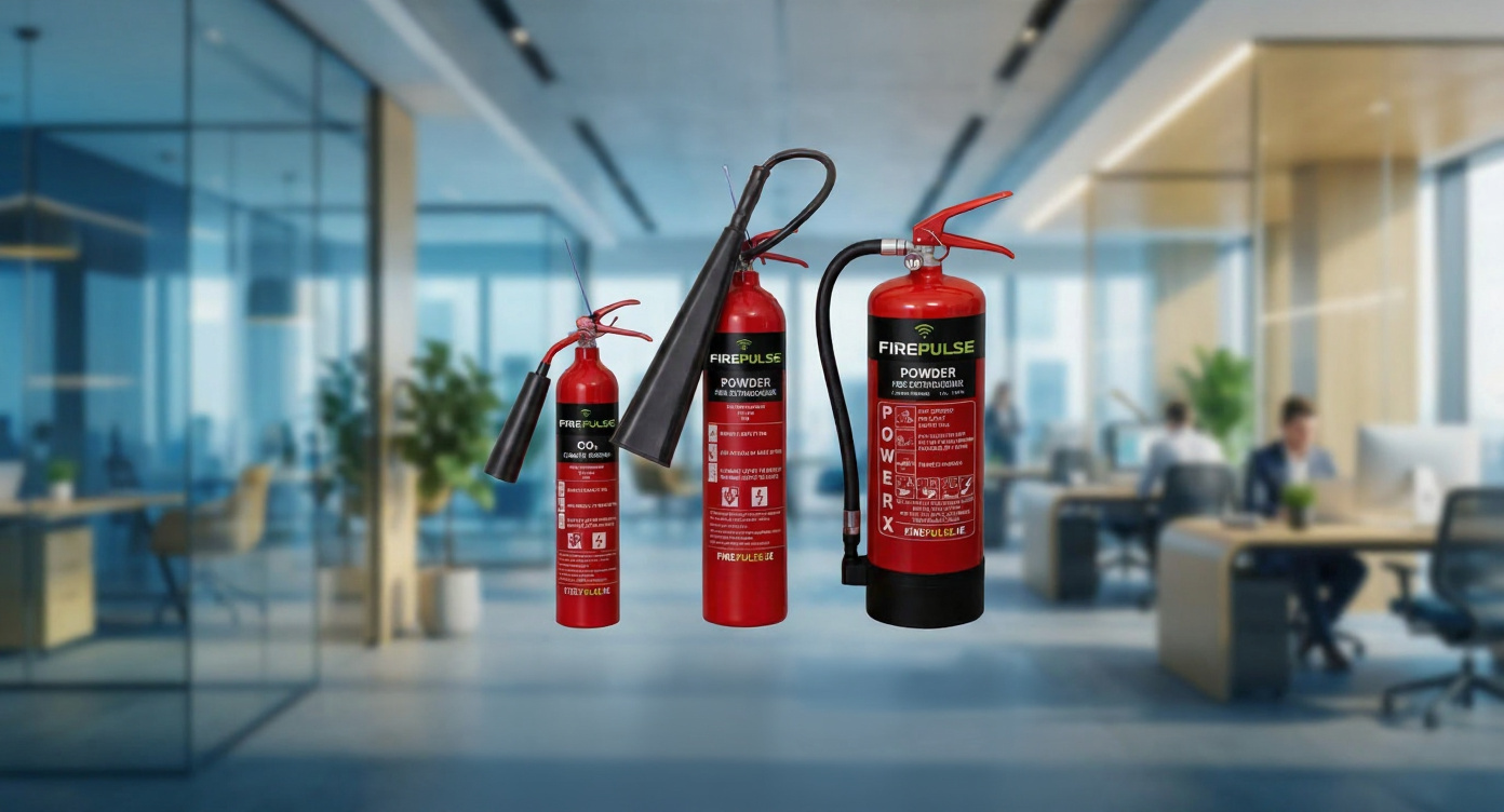 FirePulse branded CO2 fire extinguishers